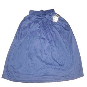 Simple Addition Women's Blue Midi Jersey Type Sport Skirt Size Small